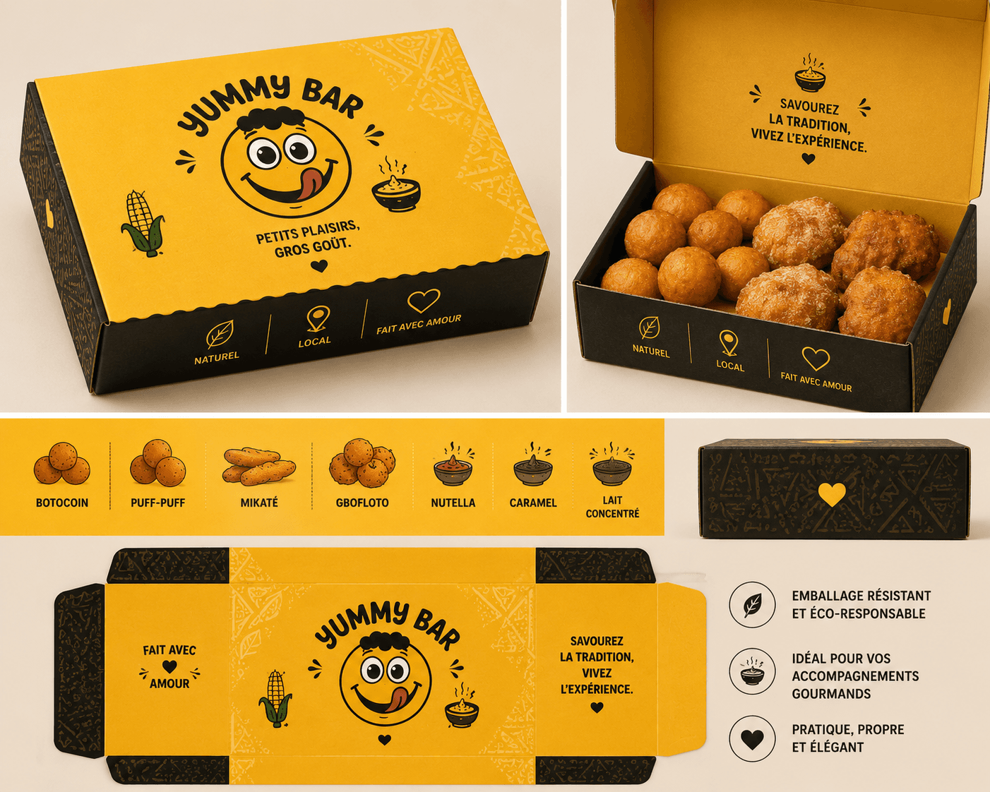 Boîte Yummy Bar pour botokoins gourmands